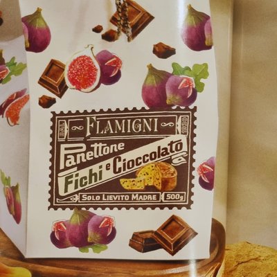 Panettone Figue pepites de chocolats 500gr flamigni